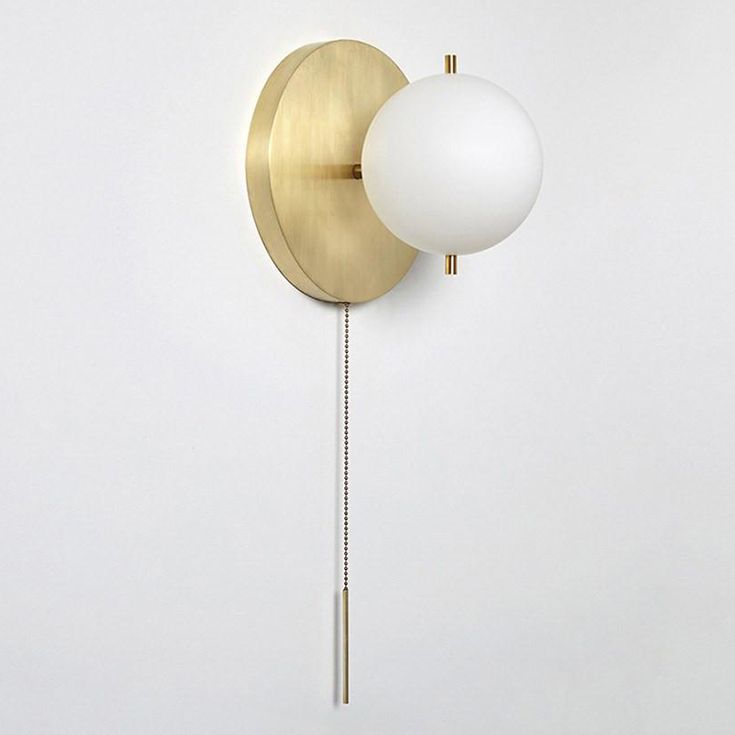 Metall runde Wandlampen moderner Stil 1 leichte Leuchtenleuchten