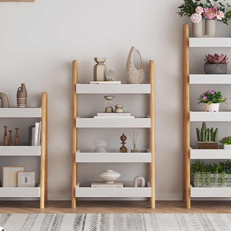 Contemporary Wood Bookshelf Standard Shelves Included Bookcase