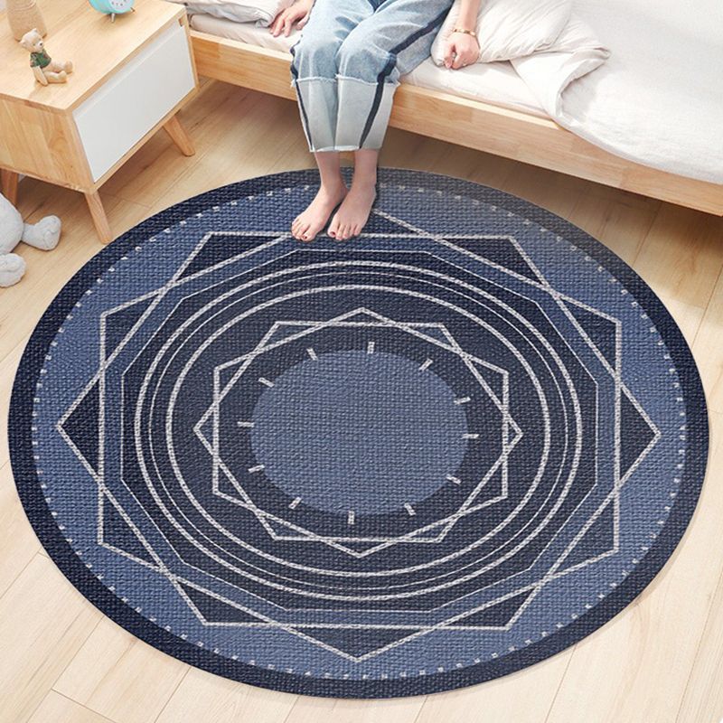 Nostalgisch traditioneel vloerkleed multi-gekleurde bloemen gedrukt tapijt Anti-slip achterste huisdiervriendelijke machine wasbaar tapijt voor slaapkamer