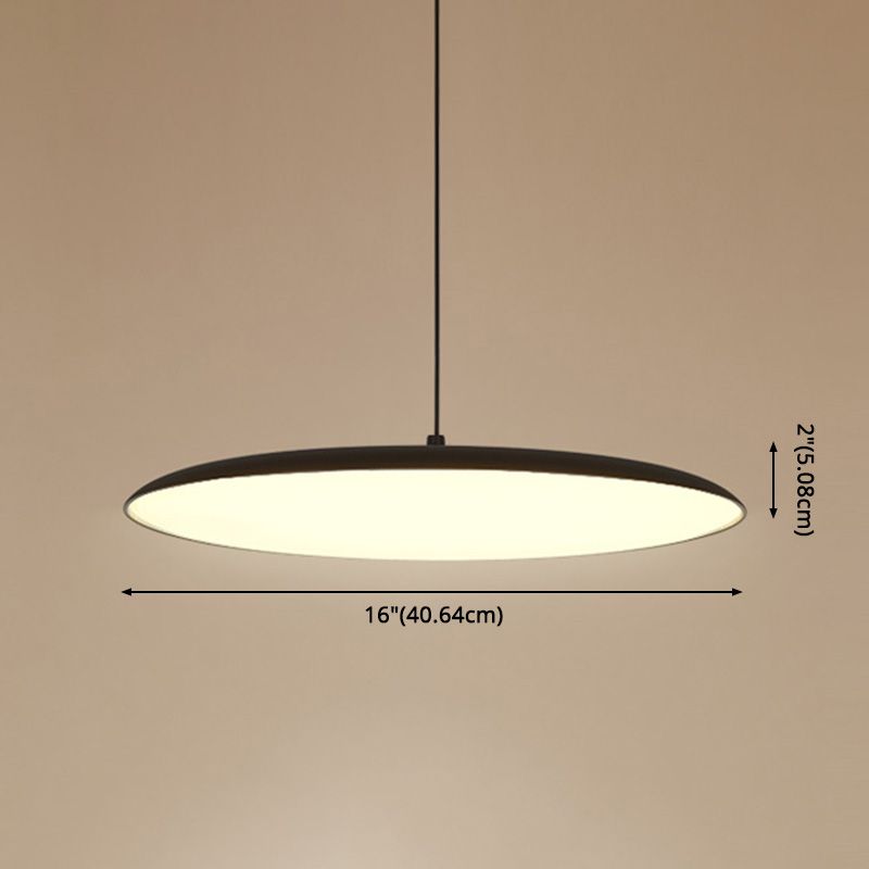 Modern LED enkele hanger Circle Light Foyer Hotel Light