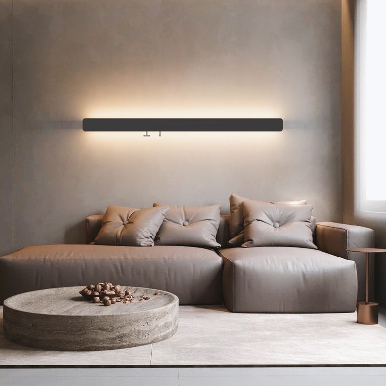 Rechteck Wandleuchte moderne LED -LED -Schlafzimmer -Wandlampenvorrichtung (ohne Ornamente)