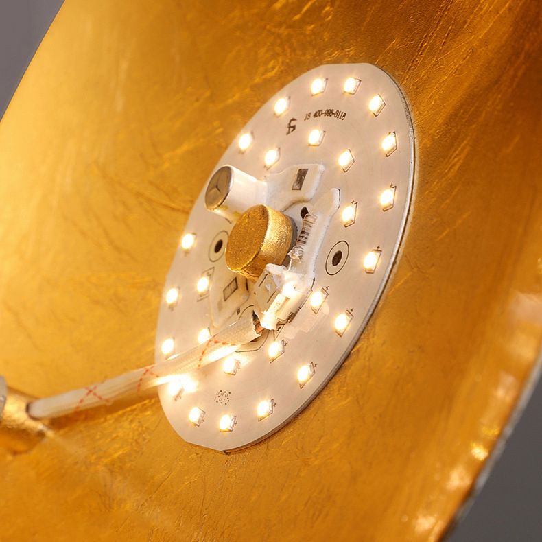 Lámpara de pared LED creativa moderna Luz de pared de hierro giratorio circular para espacios interiores