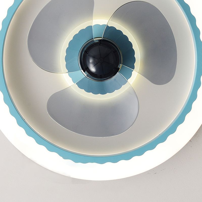Macaron Round Éclairage du ventilateur