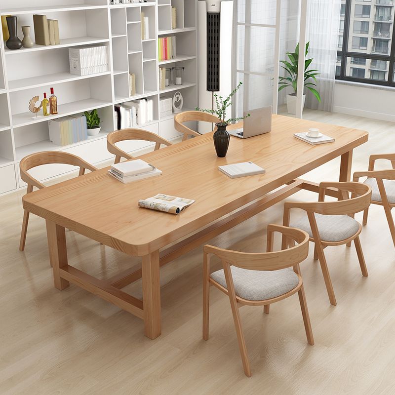 Modern Rectangle Dining Table 1/5/6/7 Pieces Dining Set for Dining Room