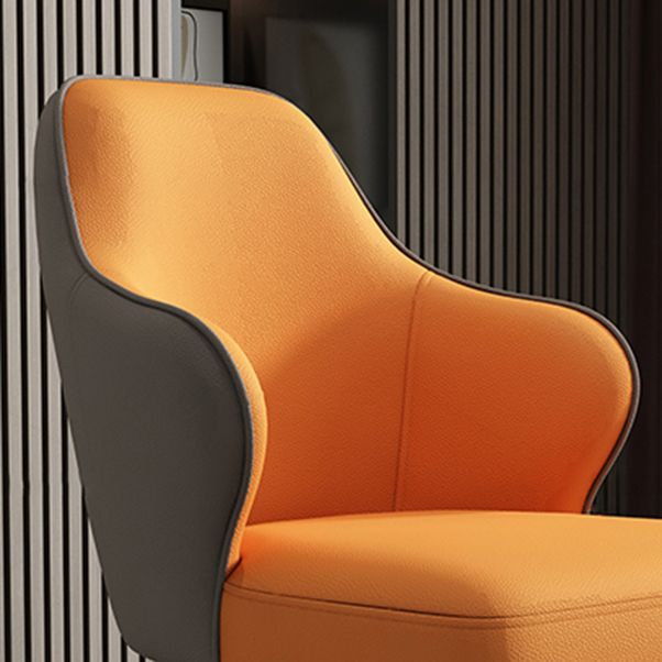 Modern Armrest Backrest Cushion Chair with Metal Legs for Hotel
