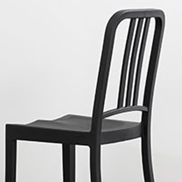 Silla de comedor plástica casera moderna del final mate de la silla lateral del listón trasero