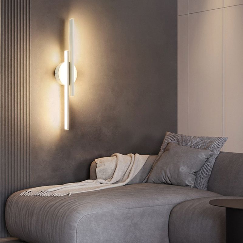 Modern Geometric Wall Mount Lamp Metal 2 Lights Wall Light Fixture