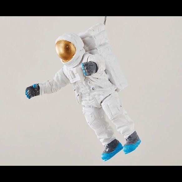 Art Deco metalen inbouwlamp Cartoon Spaceman inbouwspot voor kinderkamer