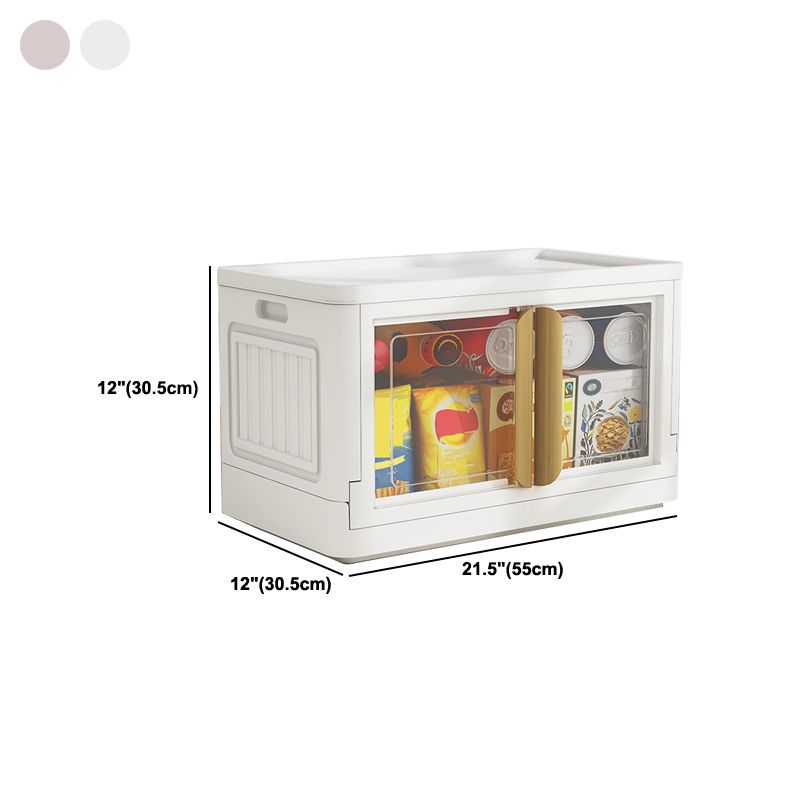 Contemporary Plastic Storage Cabinet Hinged Cabinet for Bedroom