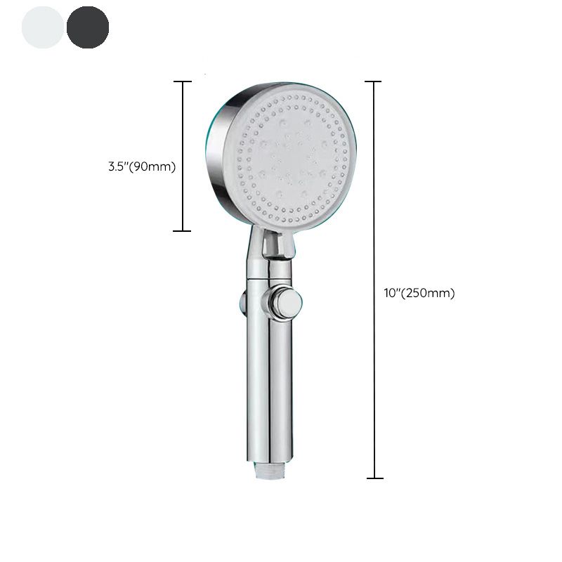 Plastic Shower Head Bathroom Handheld Shower Head with Adjustable Spray Pattern