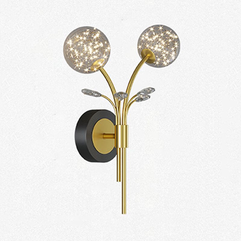 Modern Unique Shape Wall Mount Light Fixture 2 Light Wall Light Sconce