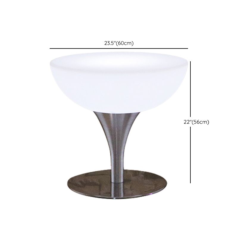 Polyethylene Round Table Industrial Style Commercial Outdoor Bar Table