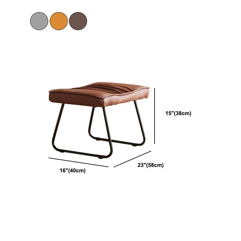 Modern Rocker Chair Metal Frame Spindle Rocker Chair with Padded Seat