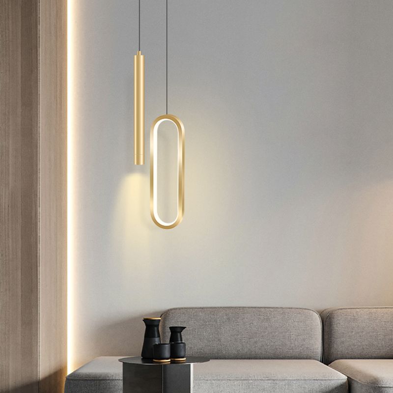Lumière suspendue au ménage moderne Aménagement de pendentif linéaire pour le salon du salon