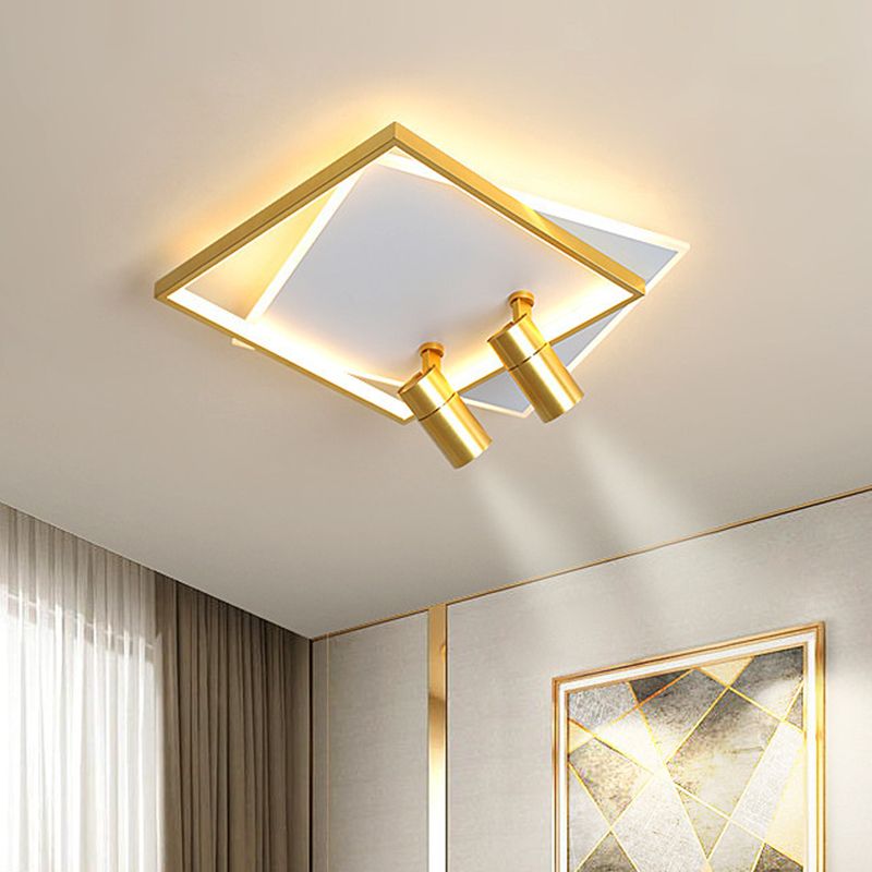 Moderne LED-plafondlamp met inbouwverlichting voor kledingwinkelwoonkamer