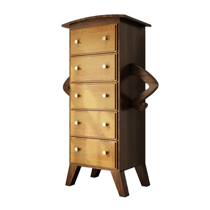 American Traditional Lingerie Chest Solid Wood Storage Chest for Bedroom