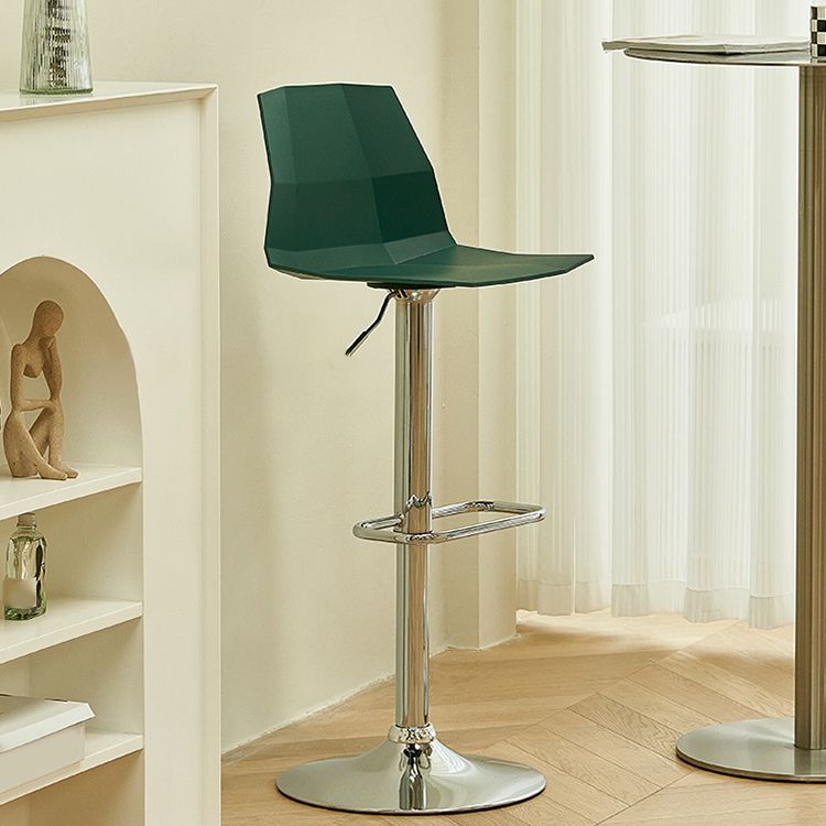 Plastic Adjustable Counter Bar Stool Modern Indoor Counter Stool with Swivel