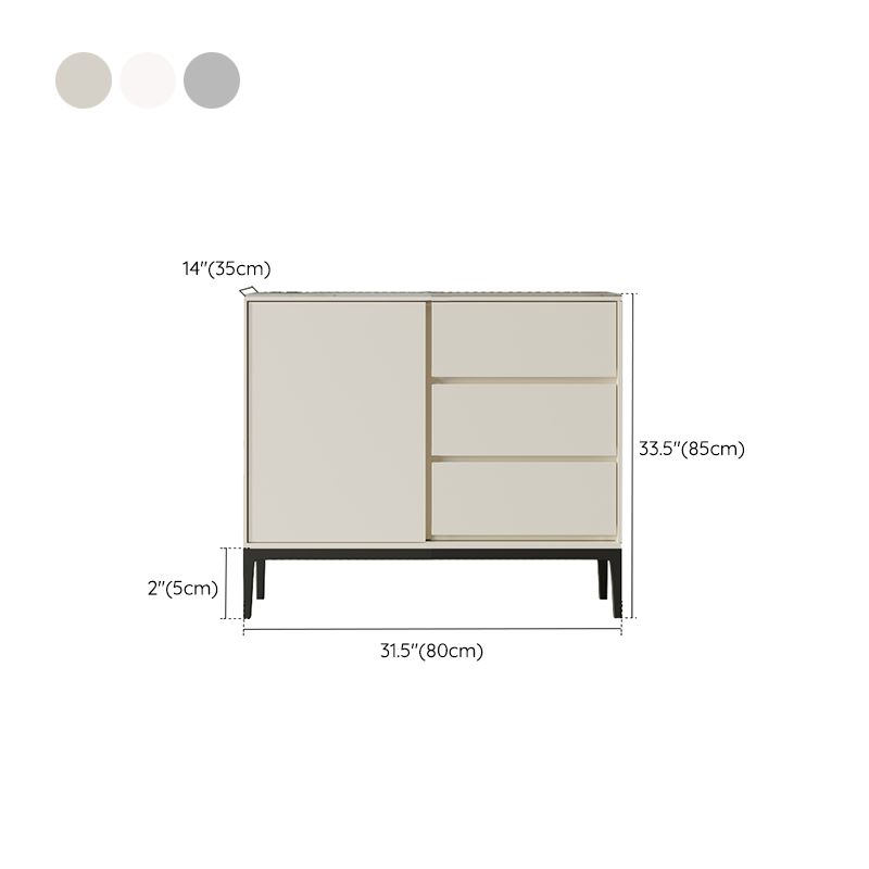 13.65-inch Width Storage Chest Contemporary Stone Storage Chest Dresser