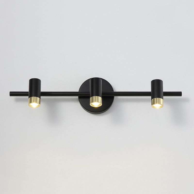 Modern Simple Style Iron Vanity Light Cylinder Shape Vanity Lamp for Shower Room