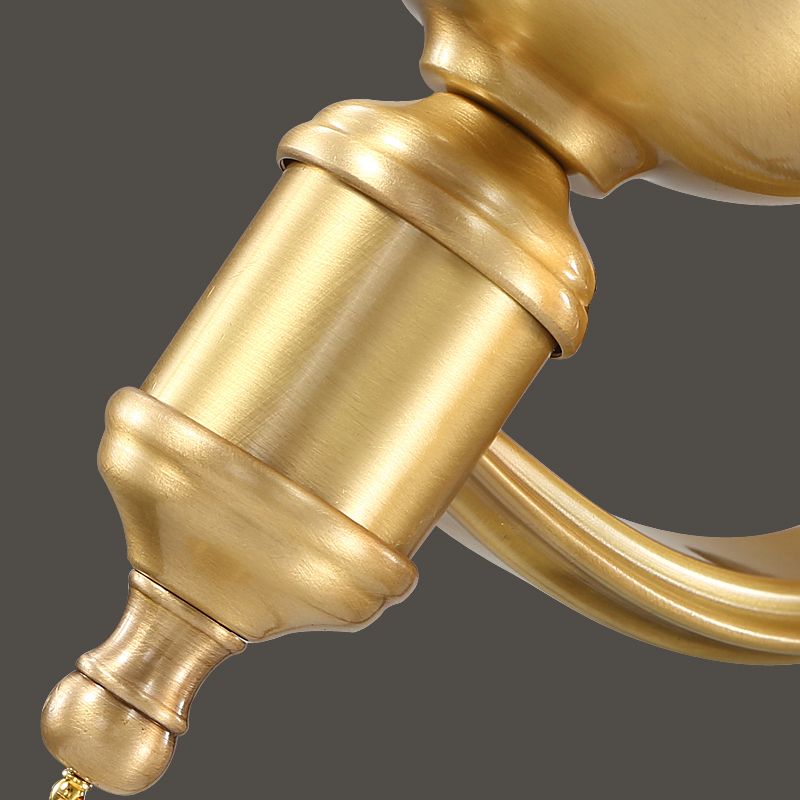 Modernism Glass Wall Mounted Sconce 1/2-Light Wall Light for Foyer