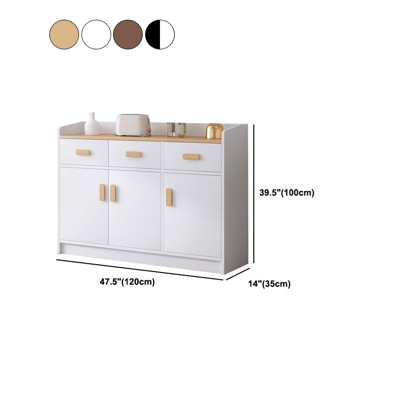 Accent Chest with Drawer Wood Contemporary Chest with 2/1-Door