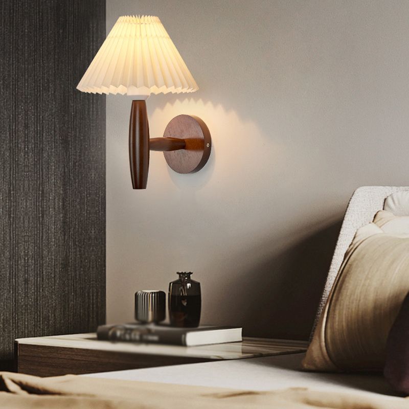 Contemporary Wall Light Wood Lighting with Shaded for Room Restaurant