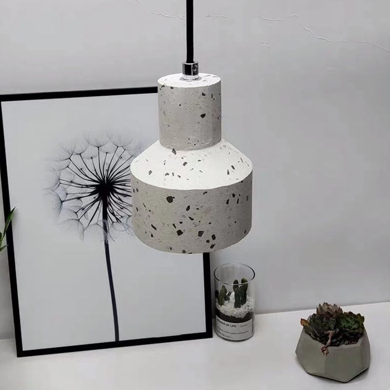 Plateau de pendentif ombré en pierre Style moderne suspendu pendant pour le salon