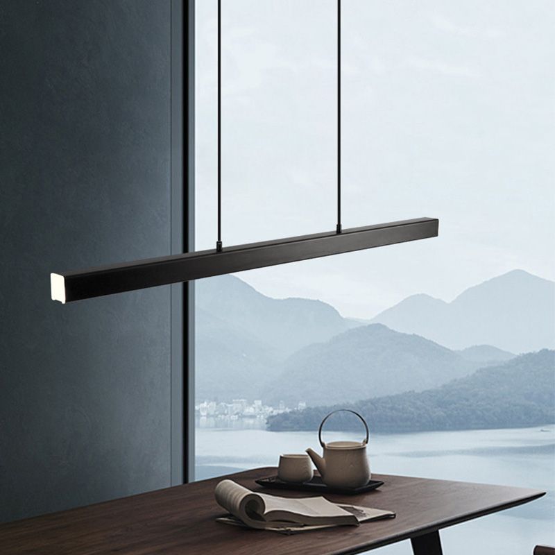 LED HORTING LED MODERNE RECTANGE LED ÉCLAIRAGE DE SIMPLICITÉ DE SIMPLICITÉ POUR BUREAU