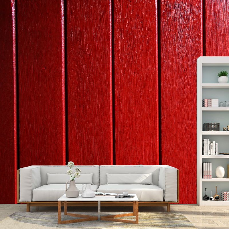 Contemporary Wood Grain Mural Mildew Resistant Wall Decor, Personalized Size Available