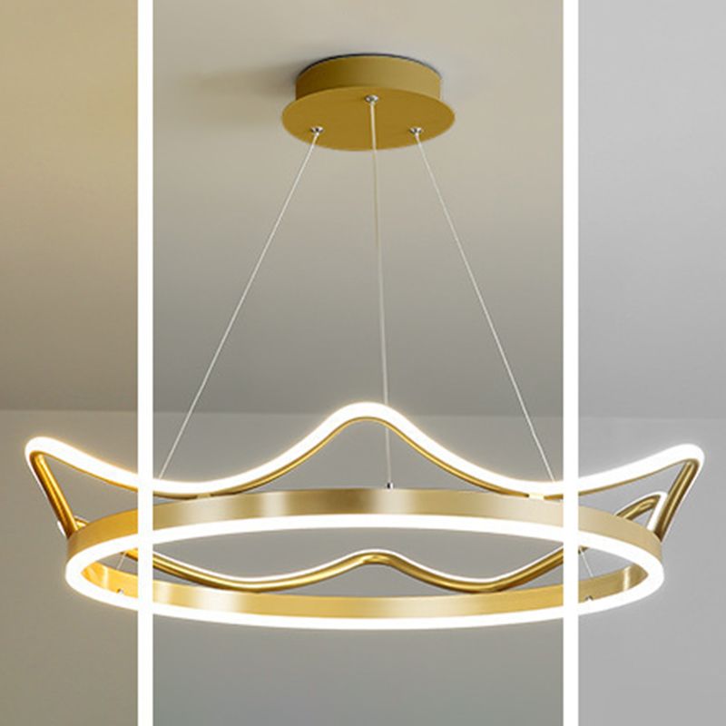 Ultra-moderne Kronleuchterleuchte Acrylhängelampe mit hängenden Kabel für Schlafzimmer