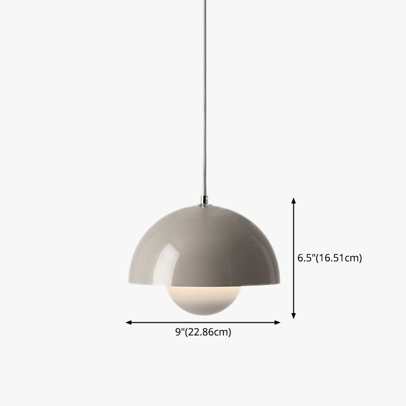 Modern Nordic Style Macron Light Metal One Head Pendant Lamp for Children Room Bedroom