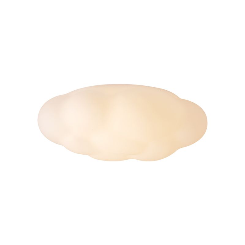 Cloud Shape Modern Flush Mounted Ceiling Lights White LED Flush Mount Lighting