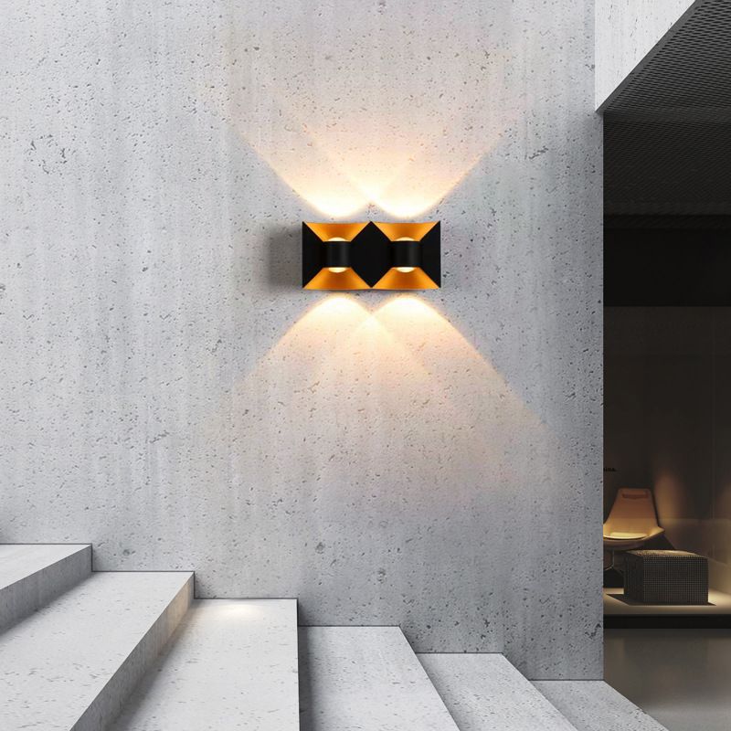 4 Lights Wall Mount Light Modern LED Wall Sconce Light with Acrylic Shade for Bedroom
