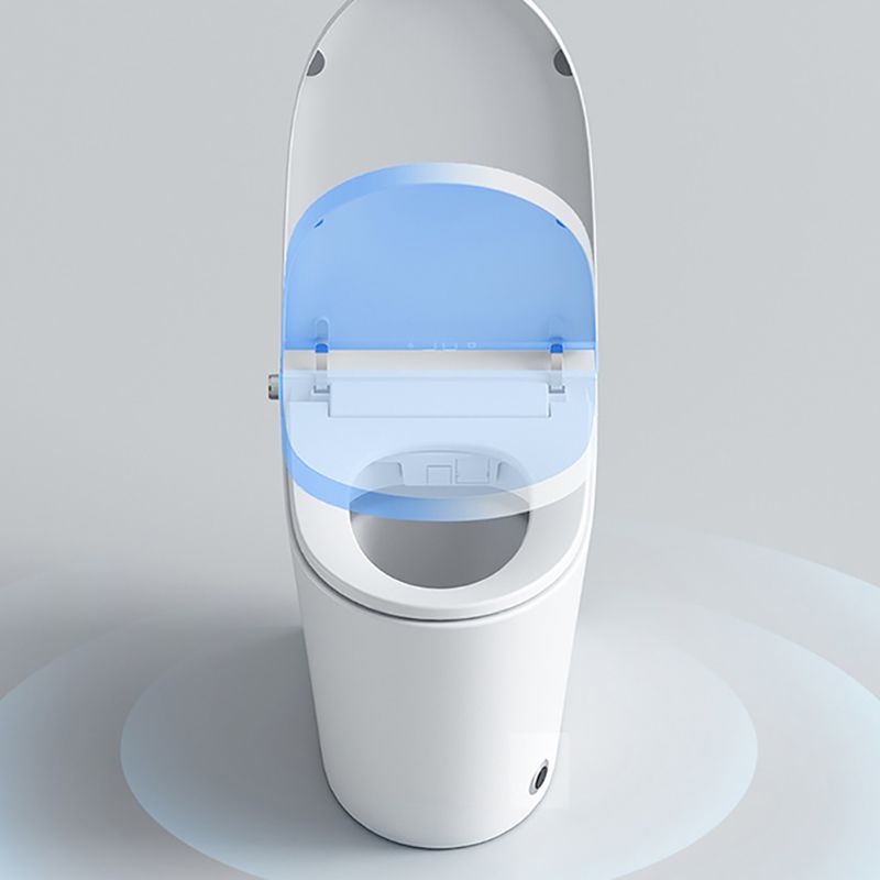 Polished Finish ABS Toilet Siphon Jet Contemporary Toilet Bowl with Heated Seat