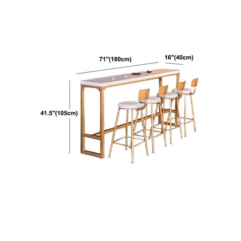 Bar Height Pub Table Contemporary Wood Rectangle Indoor Counter Wine Table