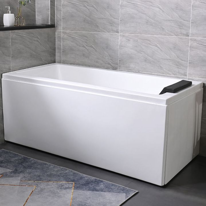 Freestanding Antique Finish Soaking Bath Rectangular Modern Bath Tub