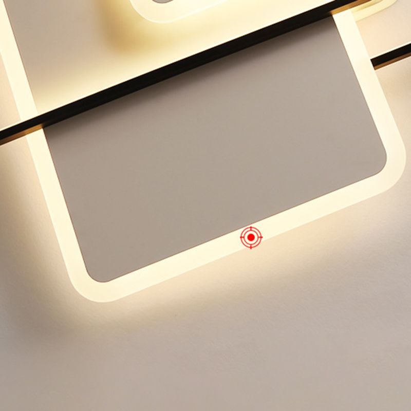 Traverse Plafonnier Plafonnier Minimaliste En Métal Salon LED Plafonnier Éclairage