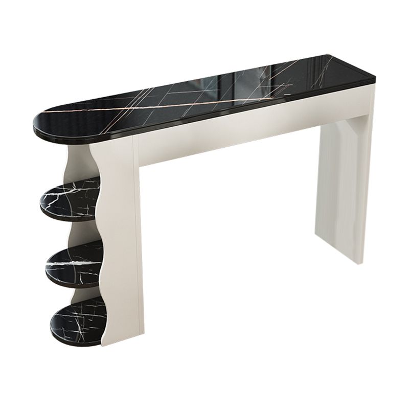 Glam Free Form Pub Table Set 1/2/3 Pieces Matte Finish Bar Set