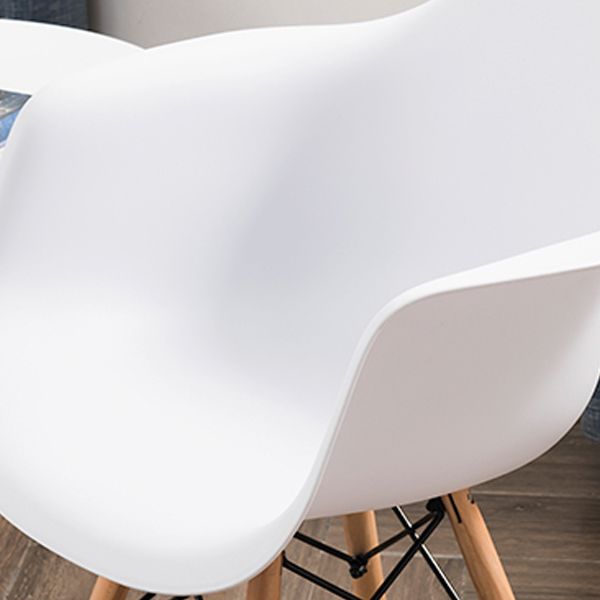 Sedie moderne sedie da pranzo con gambe in legno per cucina