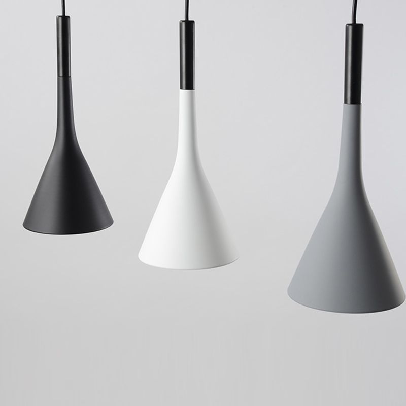 LED Metal Pendant lampe chambre à coucher moderne de style saccagé à style simple moderne