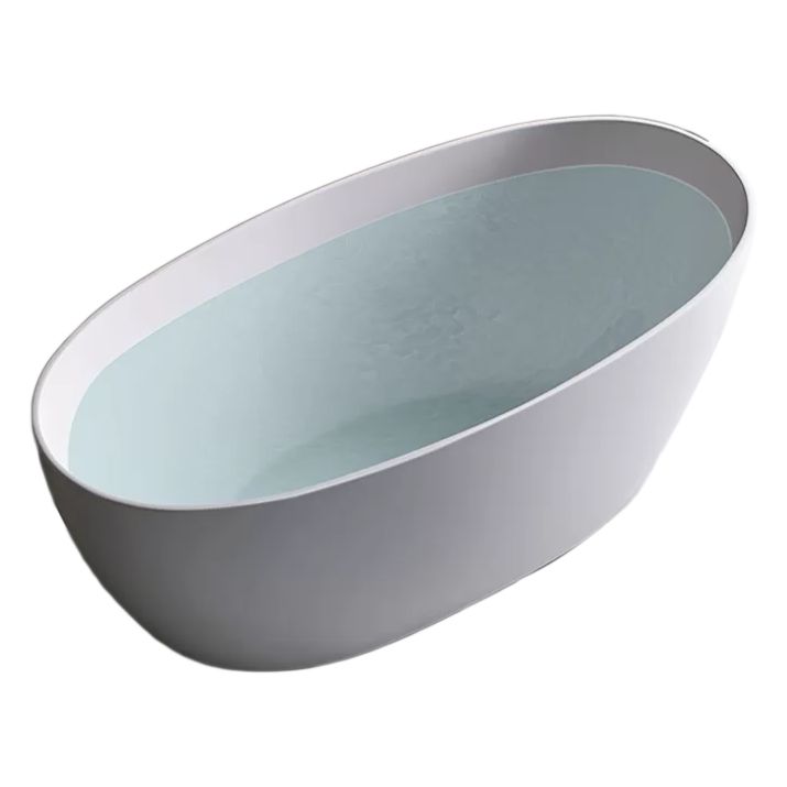 Antique Finish Stand Alone Bath Soaking Modern Oval Bath Tub