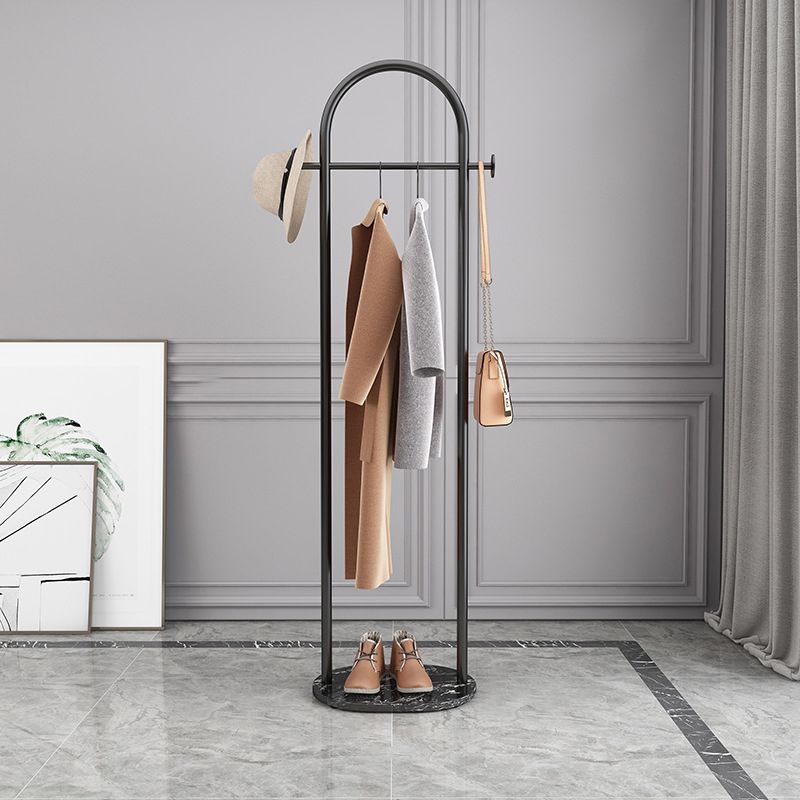 Contemporary Coat Rack Metal Free No Distressing Standing Hall Tree Coat Hanger