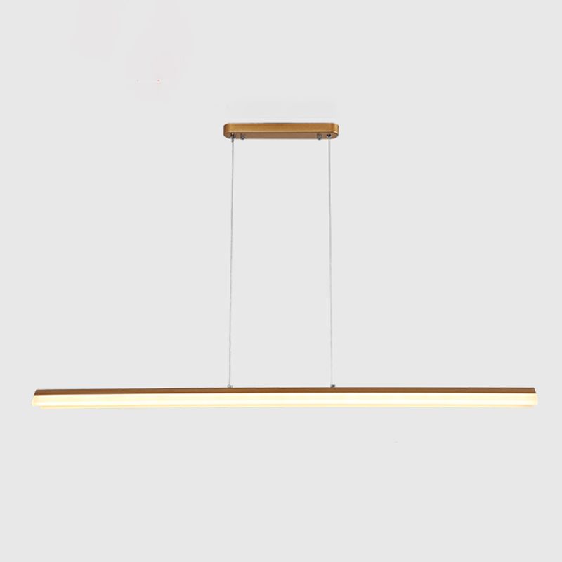 Modern Chandelier Linear Acrylic Island Chandelier Lights for Dining Room