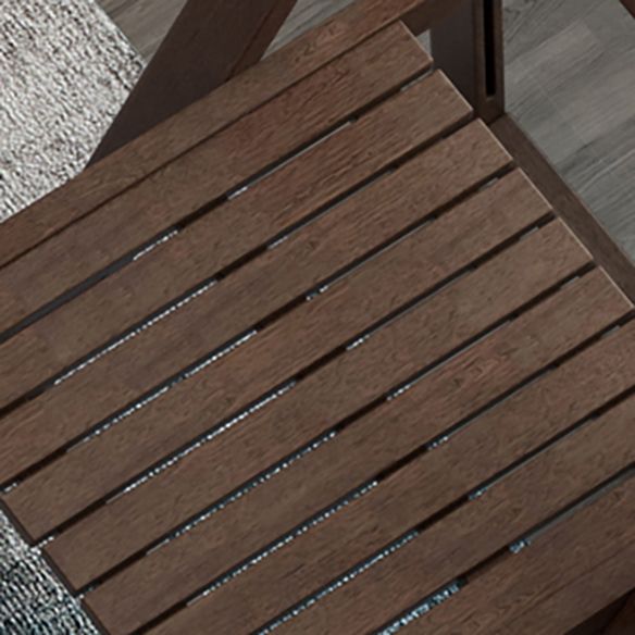 Standard Solid Wood Dining Set with Black Wood Space-Saving Design Legs for Dining Furniture