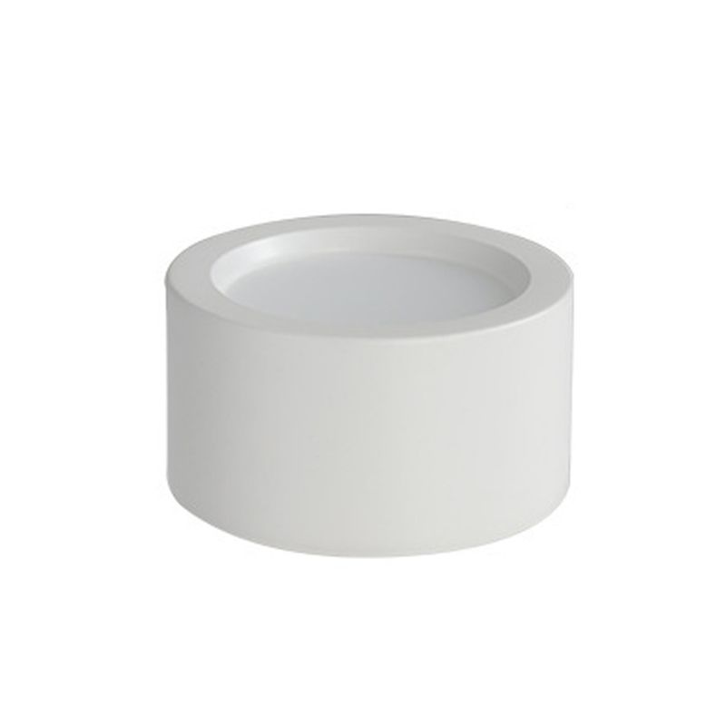 Plafonnier LED de forme cylindrique en fer moderne, 1 lumière, montage encastré pour couloir d'allée