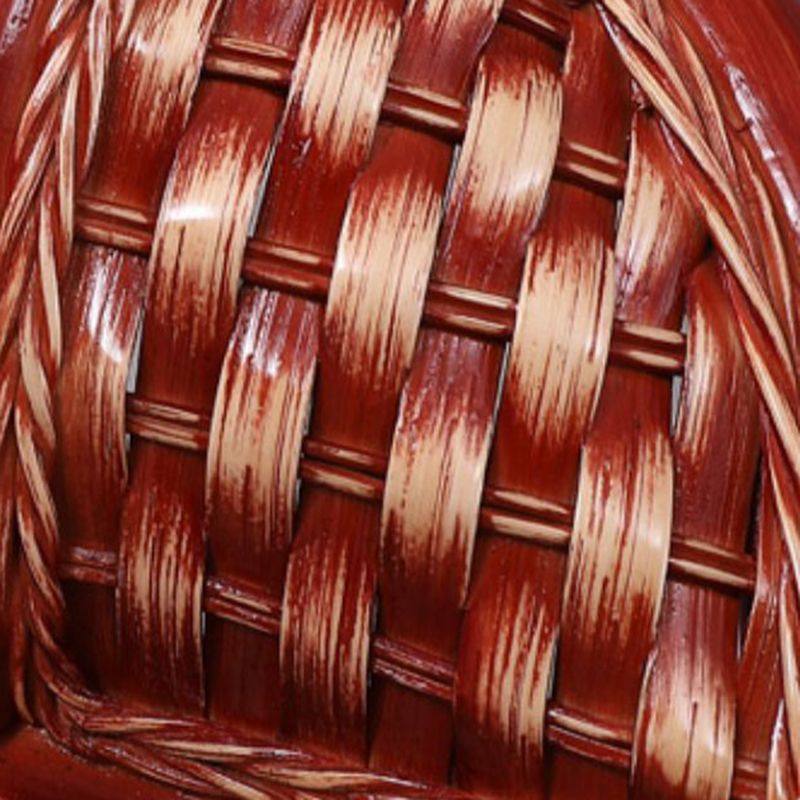 Wicker Traditional Rocking Accent Chair Spindle Rocking Chair for Living Room