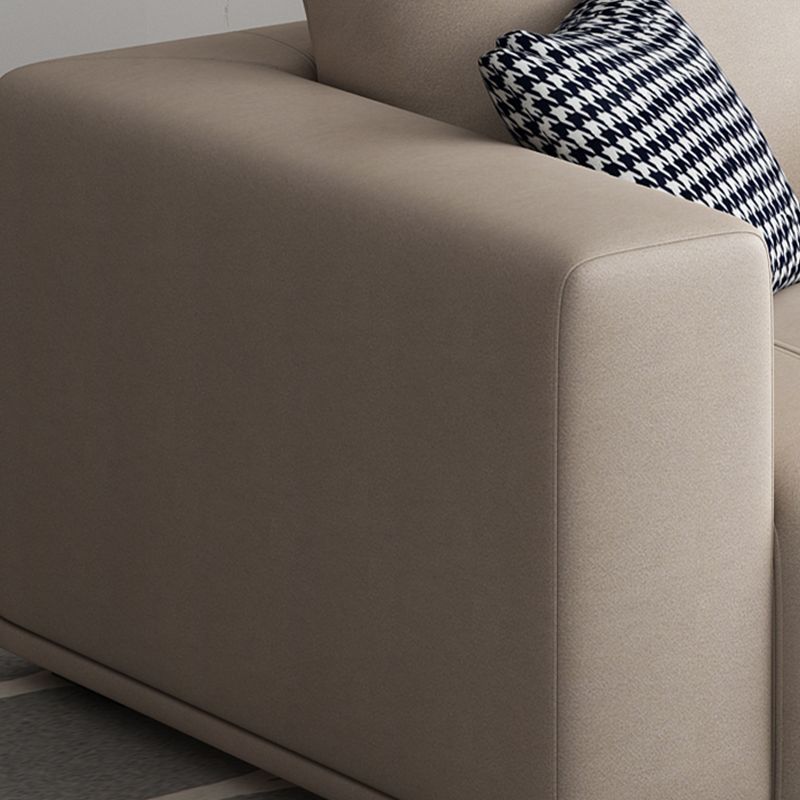 BEIGE MODERNA MODERNA FORNI IN FATTO SETTO SETTO/NEZIONALE CON CUSCIONI DI SCENDE