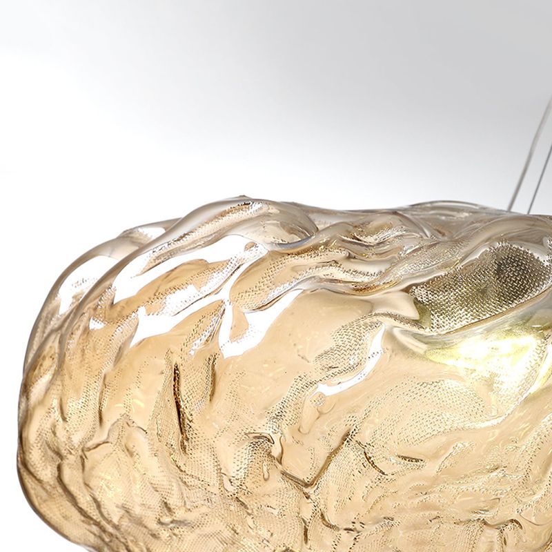 Style moderne suspendu éclairage de pendentif en verre créatif pour le salon