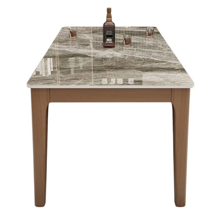 Rectangle Dining Room Table Contemporary 4 Legs Dinette Table