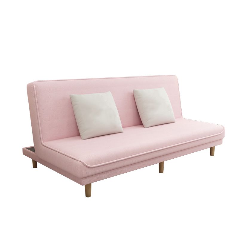 Armloser Sofa mit Baumwollmischung 19.68 "W Cabrio Sleeper Sofa für Wohnung